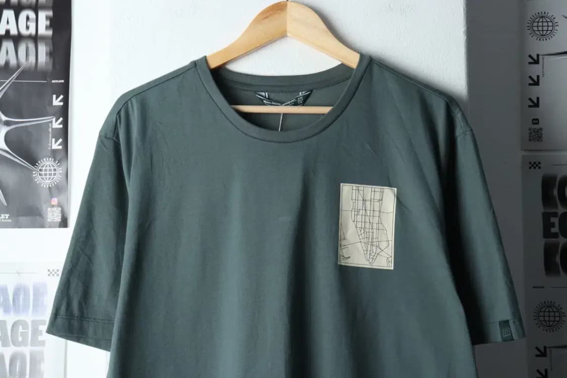 (3XL) 바스키아 반팔 티셔츠 빅사이즈 새상품 그린-1434B 상품이미지3