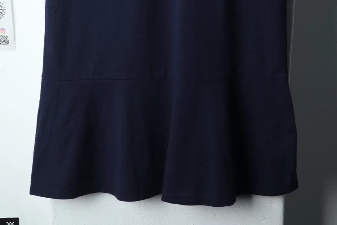 W(XL) 빈폴 드레스 원피스 반팔 브이넥 네이비-143AE 상품이미지4