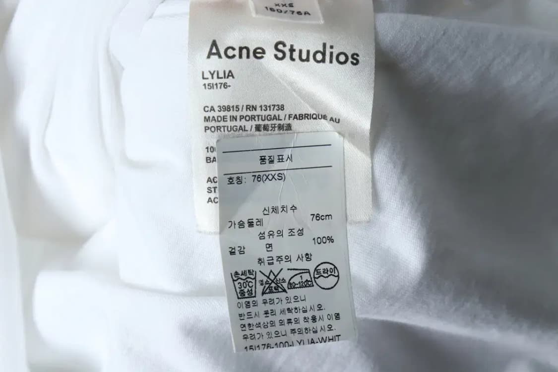 W(S) 브랜드빈티지 드레스 원피스 아크네스튜디오 흰색-143ED 상품이미지7