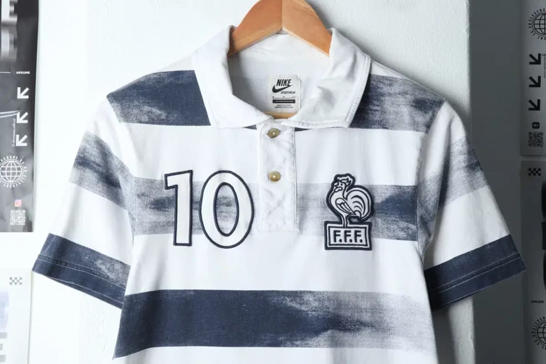 (S-M) 나이키 반팔 카라 티셔츠 프랑스 국대 벤제마-143FC 상품이미지3