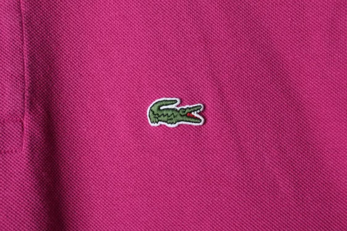 (L-XL) 라코스테 반팔 카라 티셔츠 퍼플 올드스쿨-143FF 상품이미지5