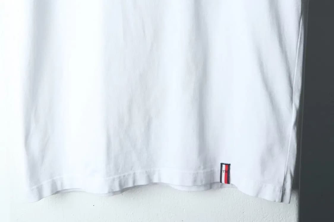 (M-L) 타미힐피거 반팔 티셔츠 성조기 화이트 올드스쿨-1440B 상품이미지4