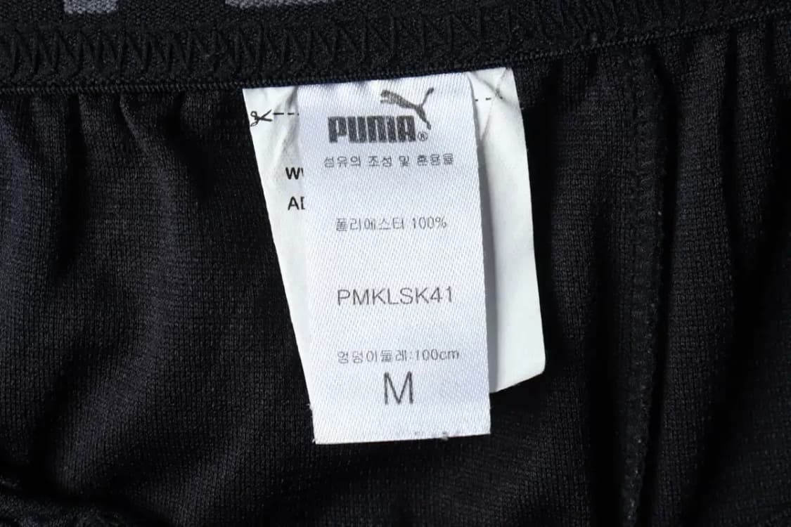 (M) 퓨마 반바지 팬츠 블랙 밴딩 올드스쿨-1E90 상품이미지6