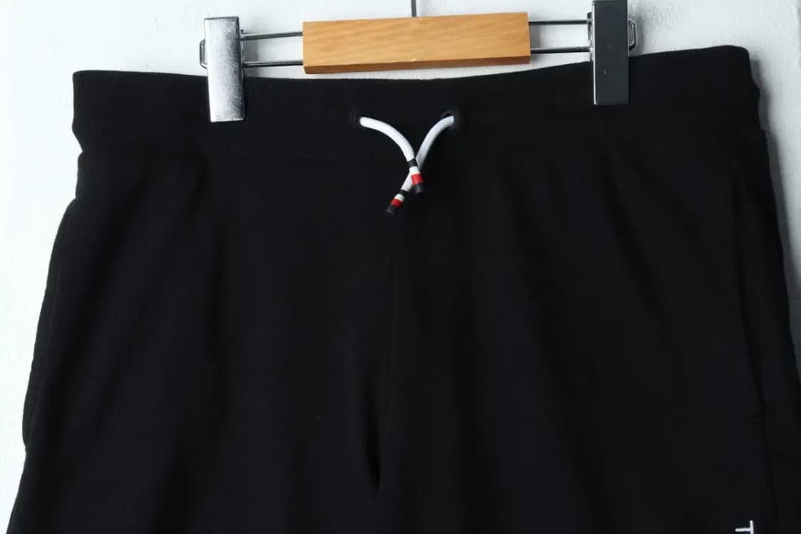 (L) 타미힐피거 반바지 팬츠 블랙 밴딩 면-1E9D 상품이미지3