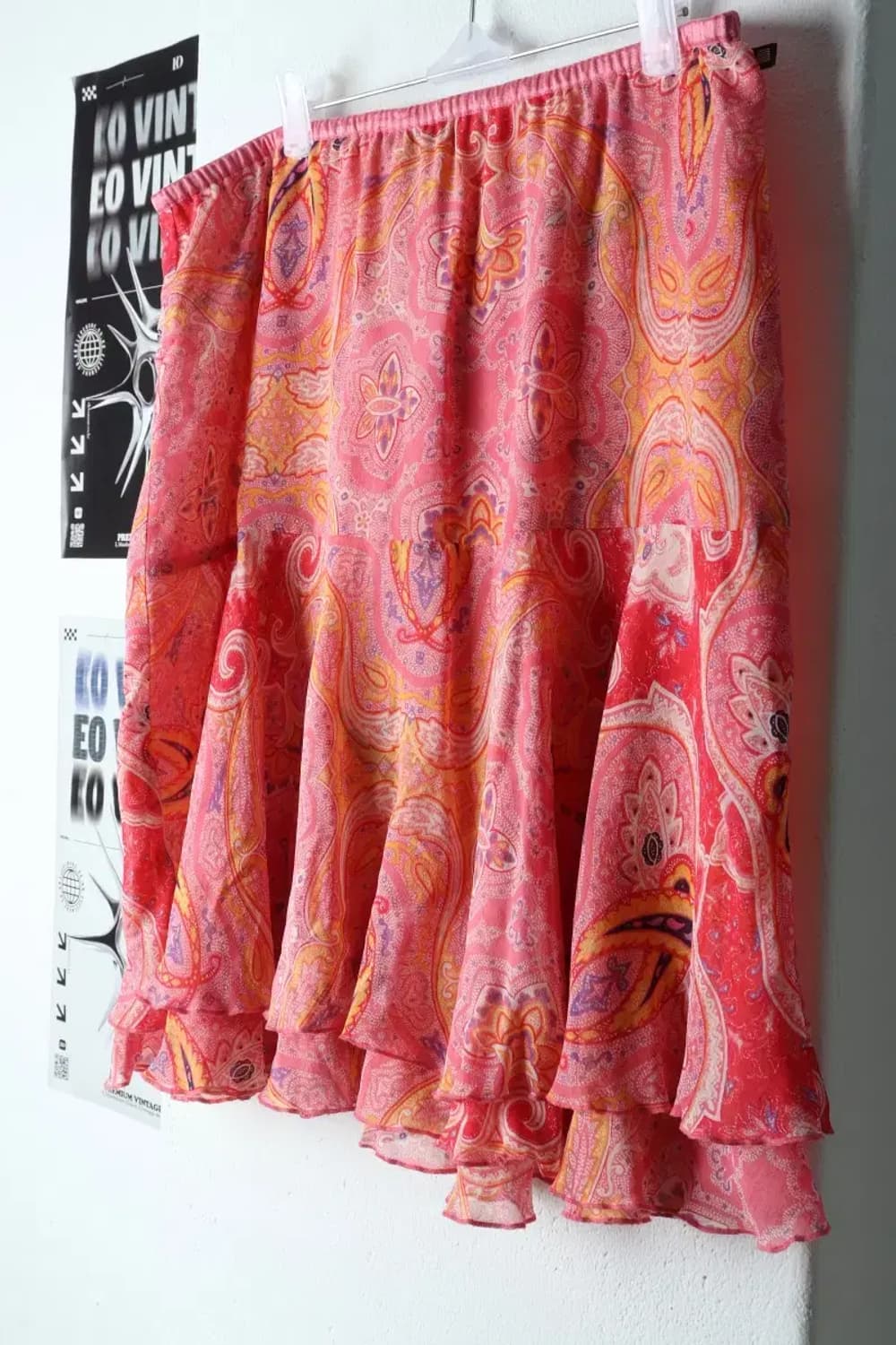 W(2XL) 폴로 랄프로렌 스커트 치마 빅사이즈 페이즐리 밴딩-1F12 상품이미지1