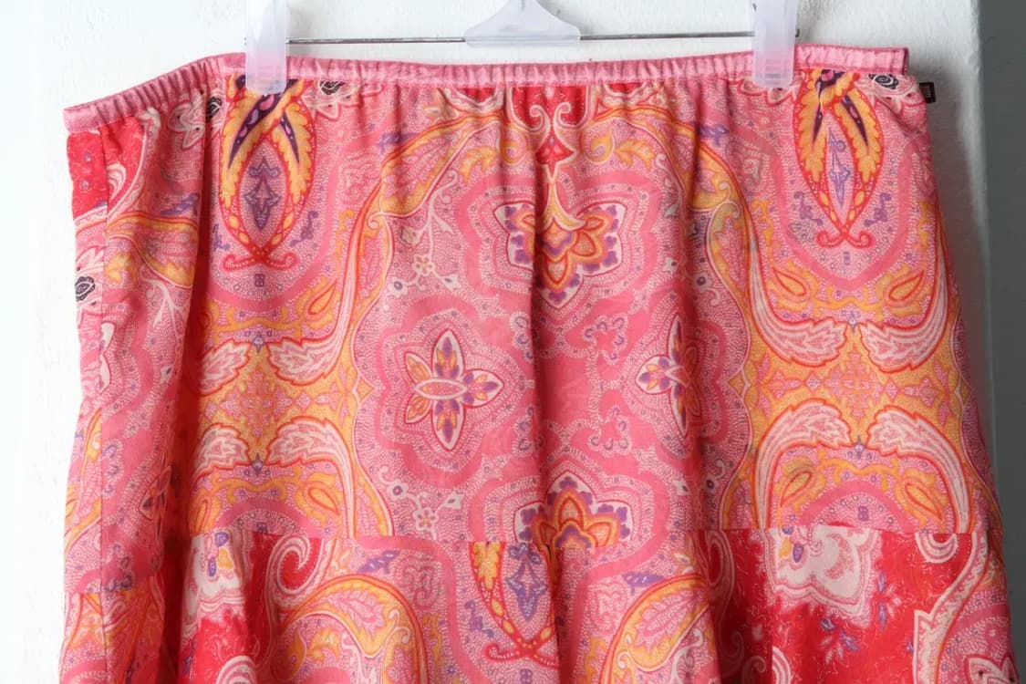 W(2XL) 폴로 랄프로렌 스커트 치마 빅사이즈 페이즐리 밴딩-1F12 상품이미지3