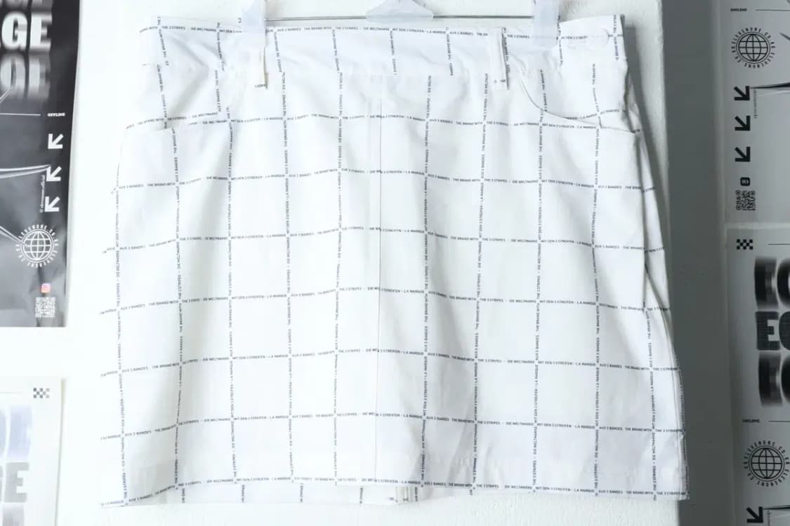 W(L) 아디다스 스커트 치마 기능성 화이트 라인-1F1C 상품이미지2