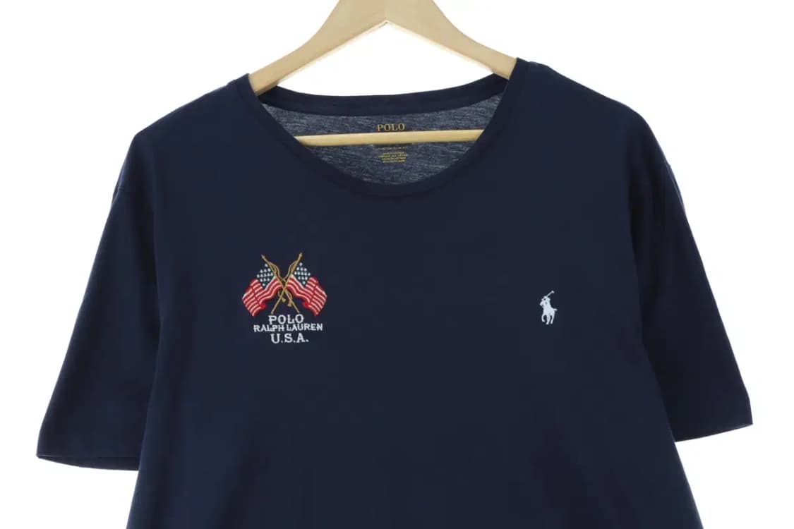 (XL-2XL) 폴로 랄프로렌 반팔 티셔츠 빅사이즈 네이비-1446A 상품이미지2