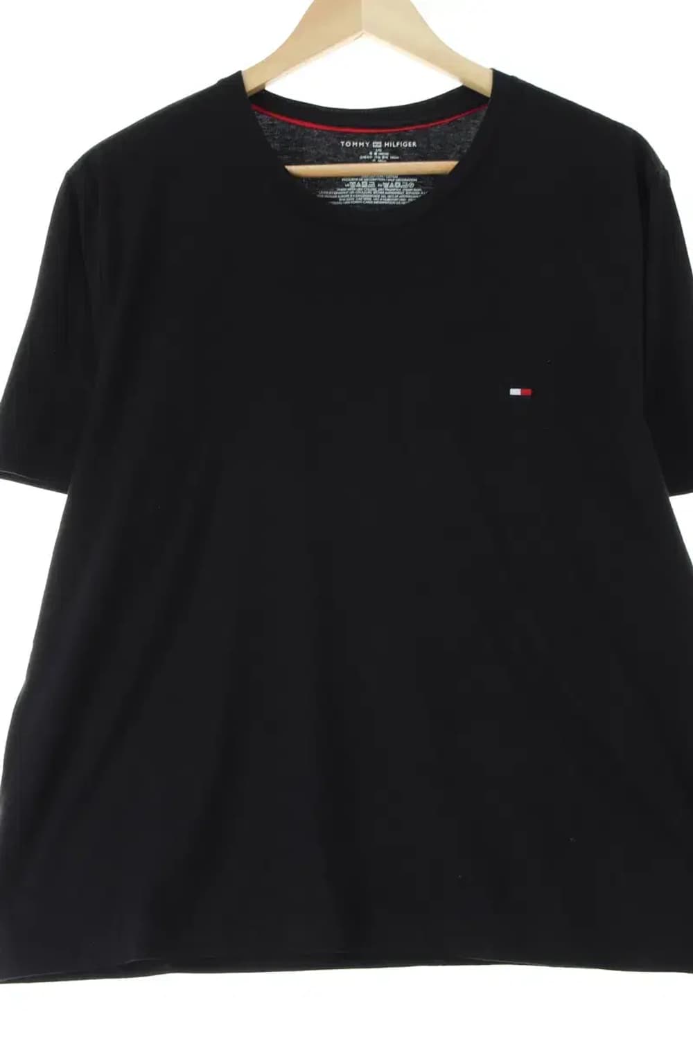 (L-XL) 타미힐피거 반팔 티셔츠 블랙 올드스쿨-14481 상품이미지1