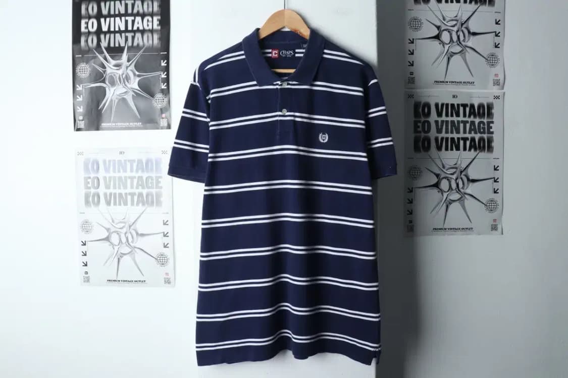(XL-2XL) 브랜드빈티지 반팔 카라 티셔츠 챕스 빅사이즈-144DE 상품이미지2