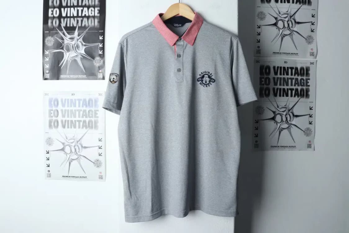 (2XL) 디즈니 반팔 카라 티셔츠 빅사이즈 미키마우스-144E2 상품이미지2