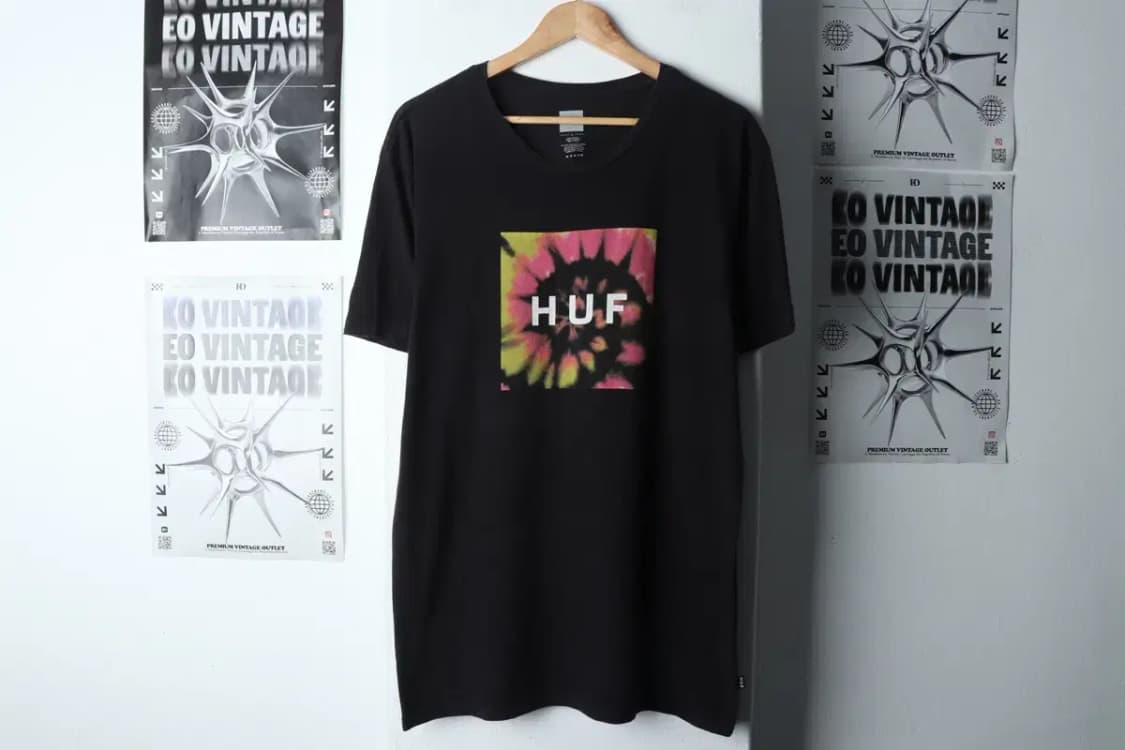 (L) 브랜드빈티지 반팔 티셔츠 블랙 올드스쿨-144F5 상품이미지2