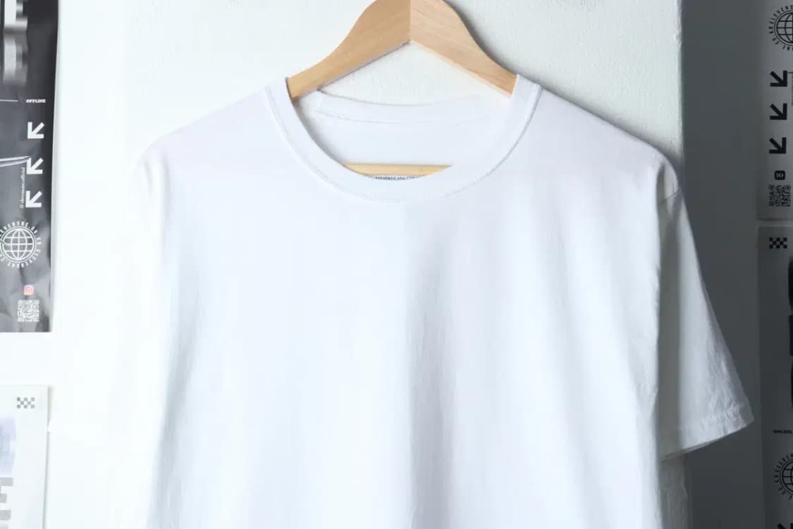 (M-L) 챔피온 반팔 티셔츠 화이트 기본-144F8 상품이미지3