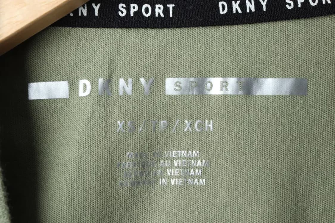 W(XS) DKNY 디케이앤와이 도나카란 반팔 티셔츠 카키-144FA 상품이미지4