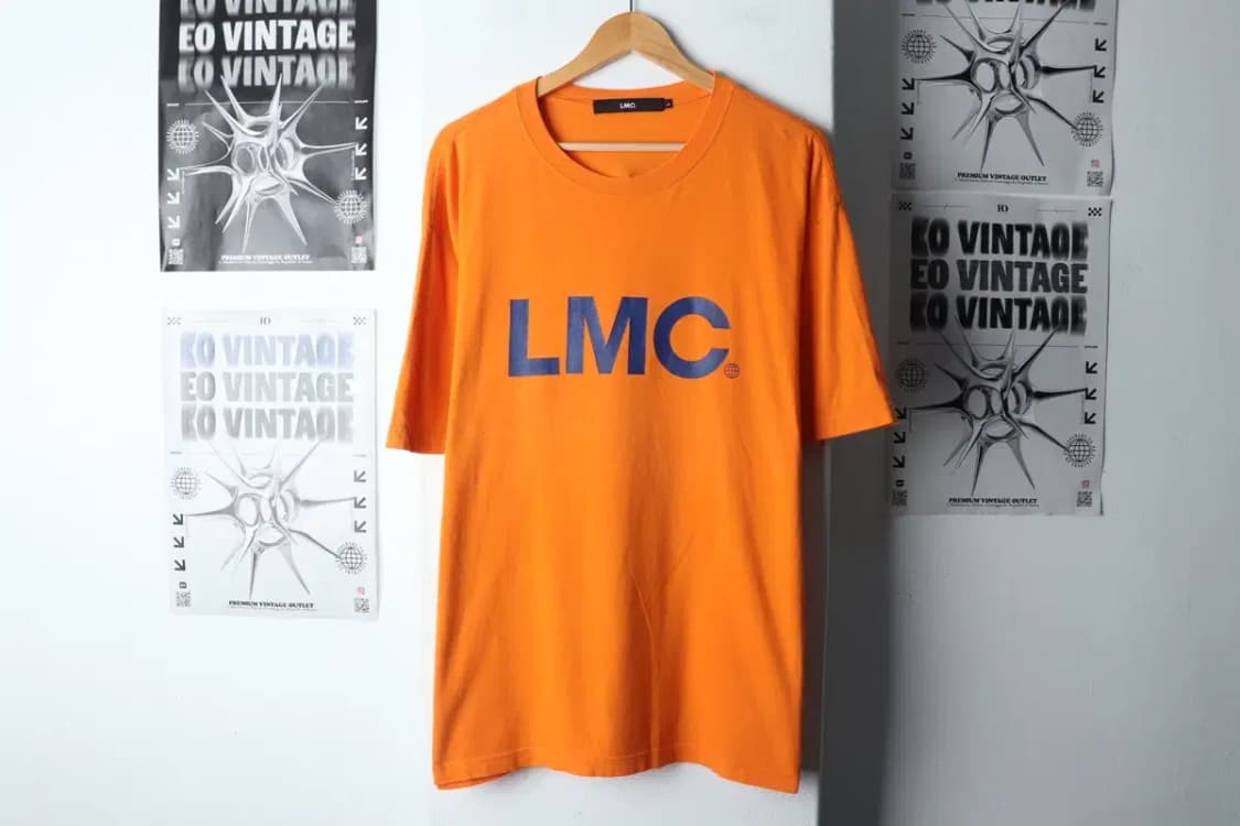 (L-2XL) 엘엠씨 반팔 티셔츠 빅사이즈 주황 로고-144FB 상품이미지2