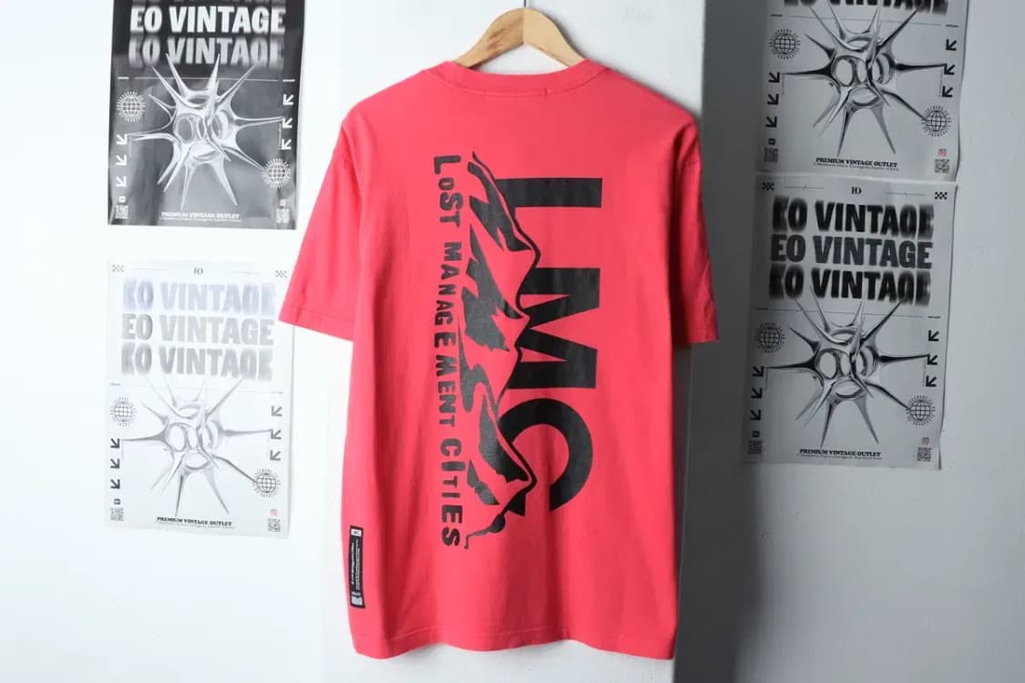 (M-XL) 엘엠씨 반팔 티셔츠 핑크 올드스쿨-144FD 상품이미지6