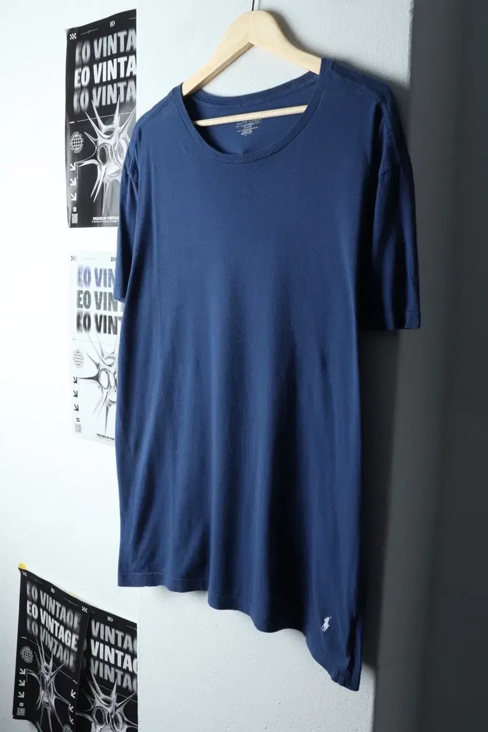 (XL-2XL) 폴로 랄프로렌 반팔 티셔츠 빅사이즈 블루 포니-1450A 상품이미지1
