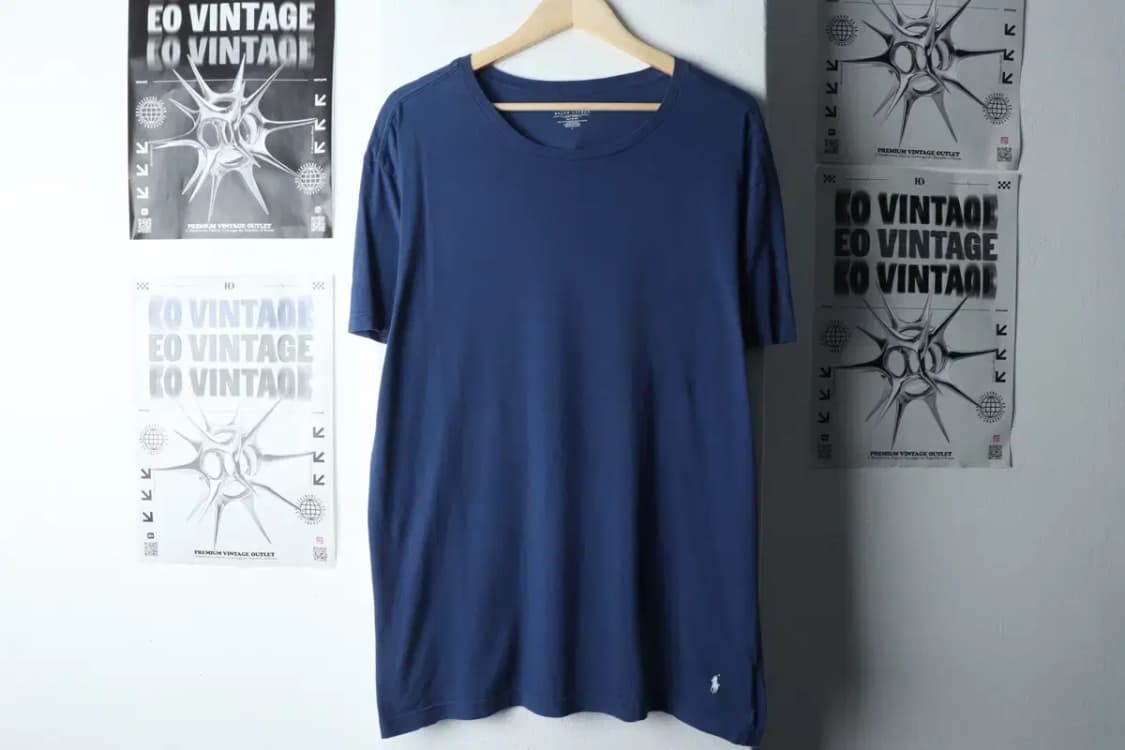 (XL-2XL) 폴로 랄프로렌 반팔 티셔츠 빅사이즈 블루 포니-1450A 상품이미지2