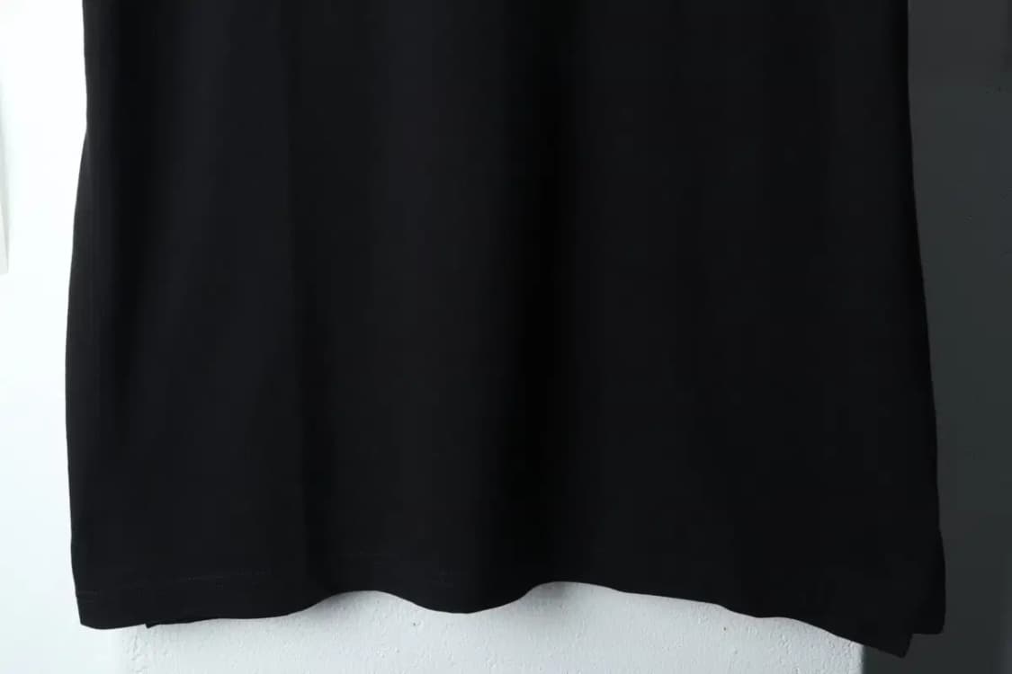 (M) 무신사 스탠다드 반팔 티셔츠 블랙 무지 오버핏-1450C 상품이미지4