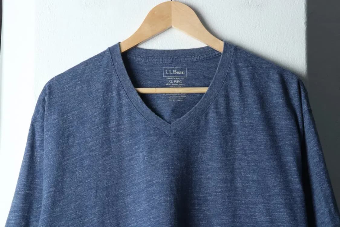 (XL-2XL) 브랜드빈티지 반팔 티셔츠 엘엘빈 빅사이즈 블루-1451C 상품이미지3