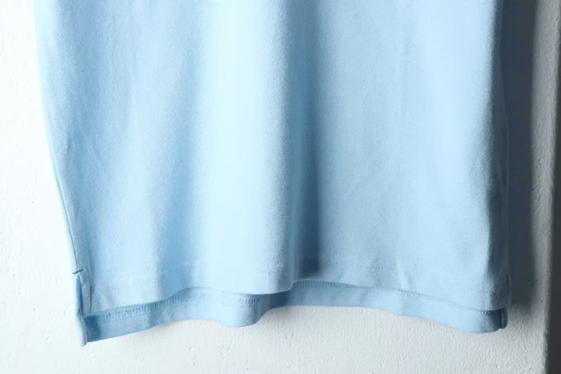(M) 타미힐피거 반팔 카라 티셔츠 연블루 올드스쿨-14523 상품이미지4