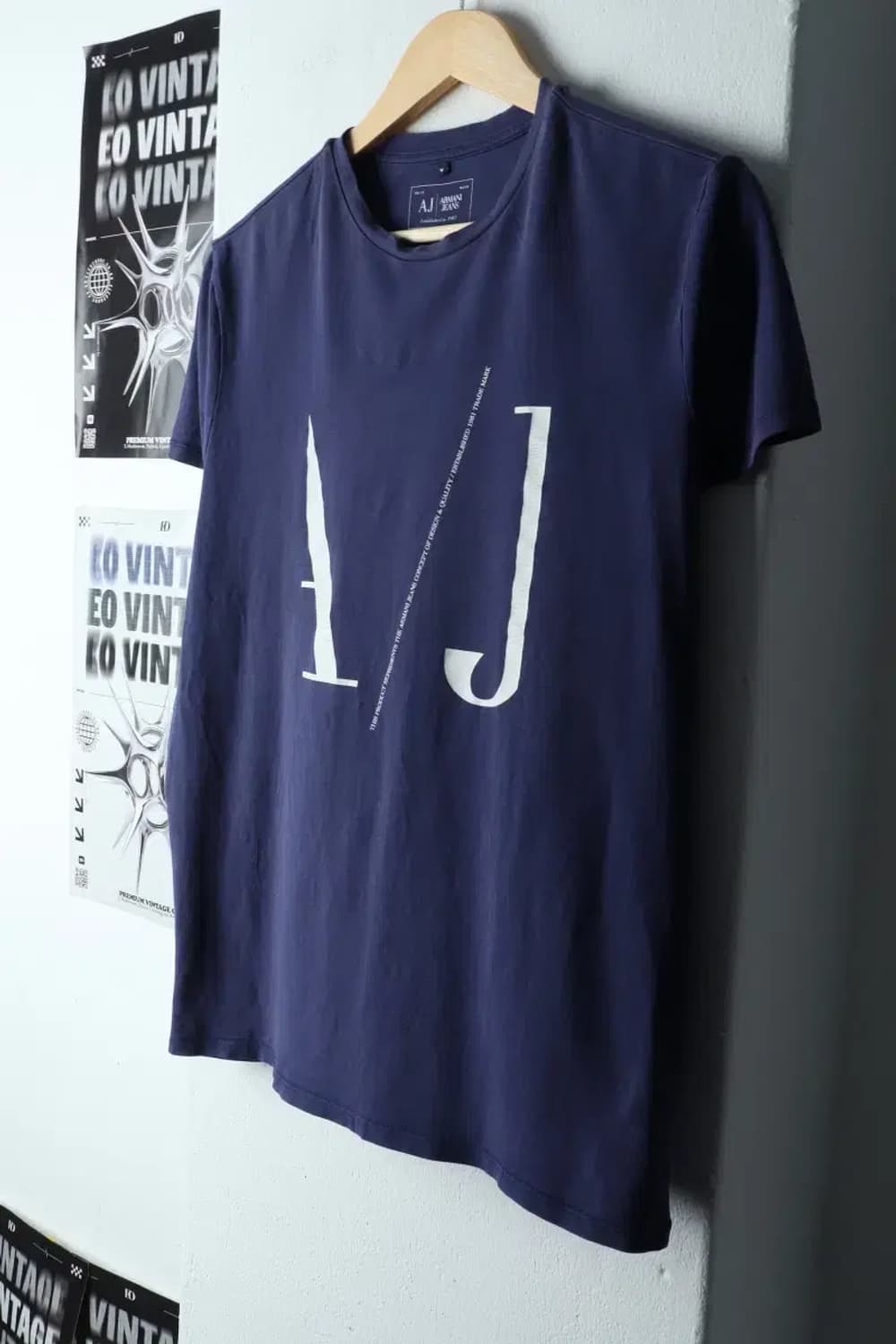 W(2XL-3XL) 아르마니 반팔 티셔츠 빅사이즈 사용감-1457A 상품이미지1