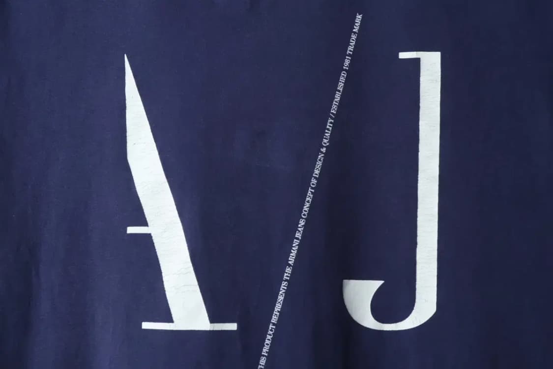 W(2XL-3XL) 아르마니 반팔 티셔츠 빅사이즈 사용감-1457A 상품이미지5