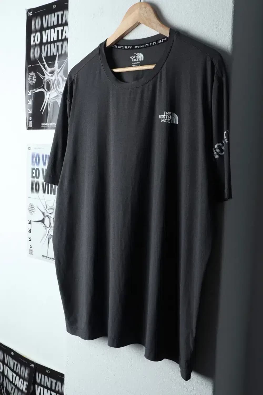 (2XL) 노스페이스 반팔 티셔츠 빅사이즈 기능성 그레이-14582 상품이미지1