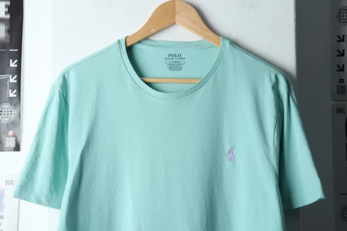 (L-XL) 폴로 랄프로렌 반팔 티셔츠 연그린 포니-1458C 상품이미지3
