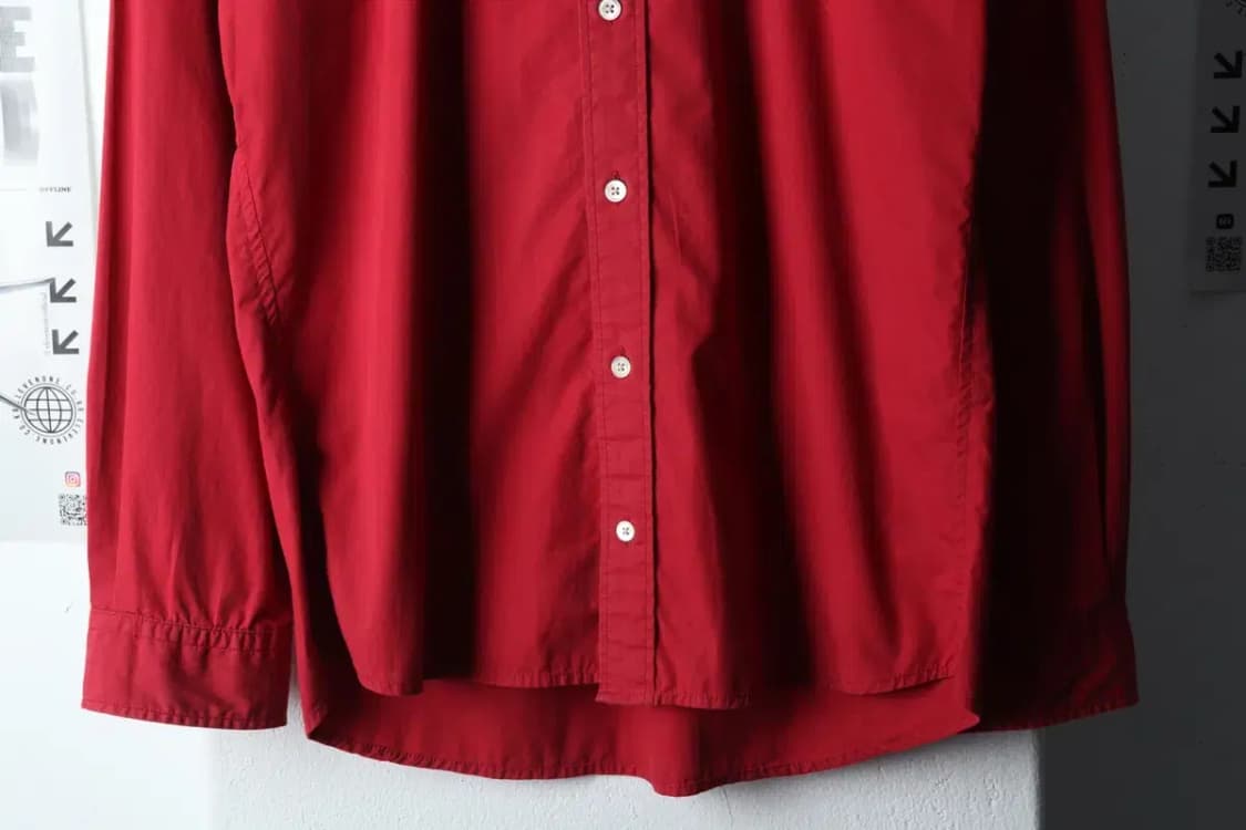 (2XL) 빈폴 셔츠 남방 빅사이즈 레드 아메카지-145DE 상품이미지4