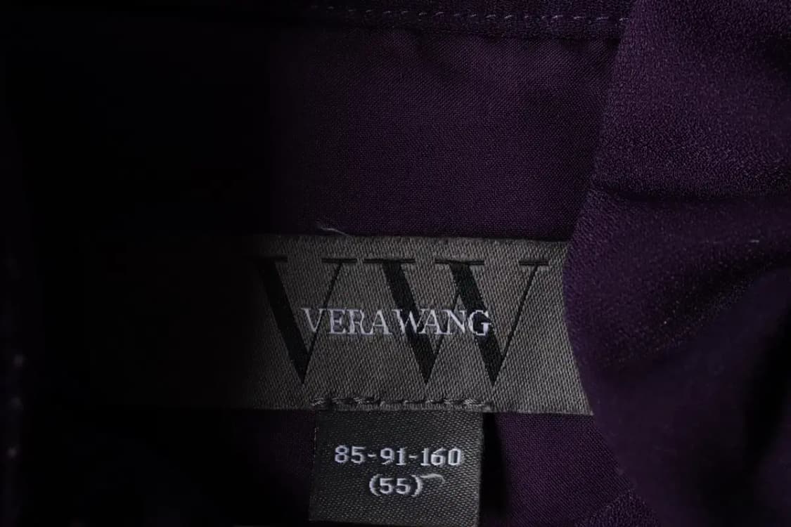 W(M) 브랜드빈티지 드레스 원피스 베라왕 퍼플 폴리-145F8 상품이미지6
