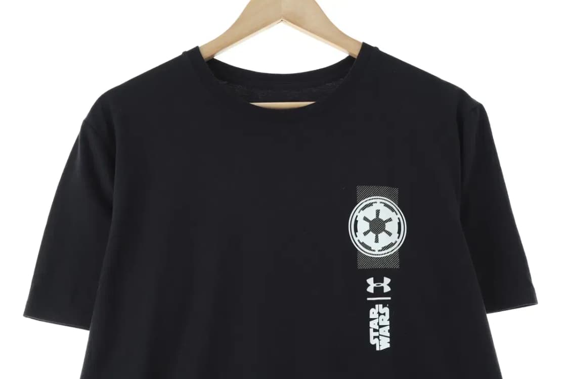 (M-XL) 언더아머 반팔 티셔츠 블랙 스타워즈 한정판-14647 상품이미지2