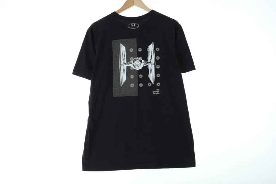 (M-XL) 언더아머 반팔 티셔츠 블랙 스타워즈 한정판-14647 상품이미지5