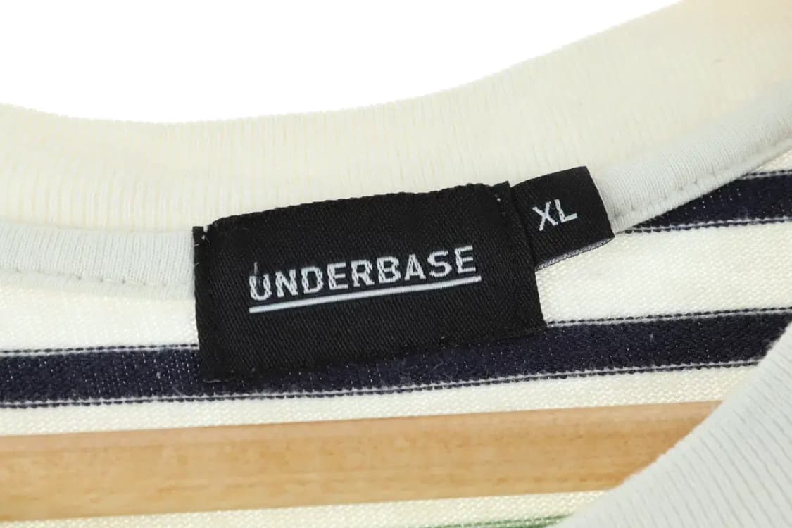 (XL) 브랜드빈티지 반팔 티셔츠 스트라이프 화이트-1464B 상품이미지6