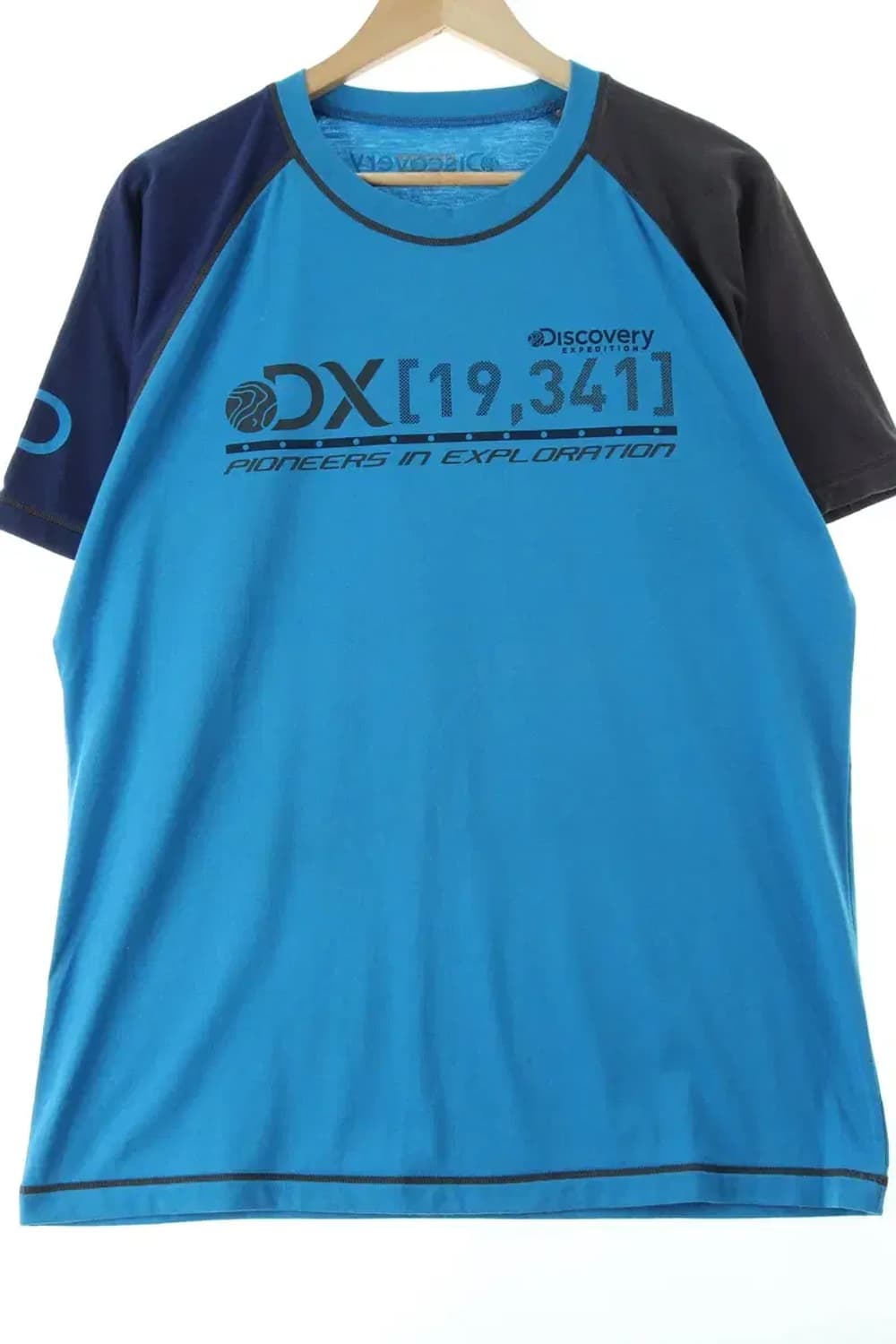 (2XL) 디스커버리 반팔 티셔츠 빅사이즈 부분이염-1465A 상품이미지1