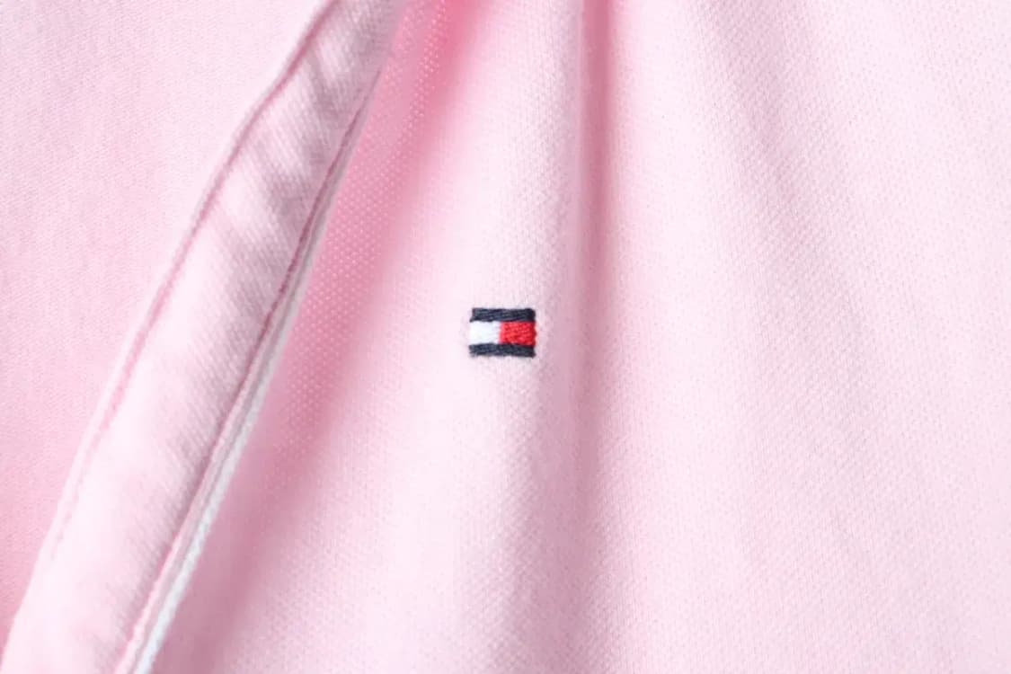W(XL) 타미힐피거 반팔 카라 티셔츠 원피스 민소매 핑크-146BA 상품이미지5