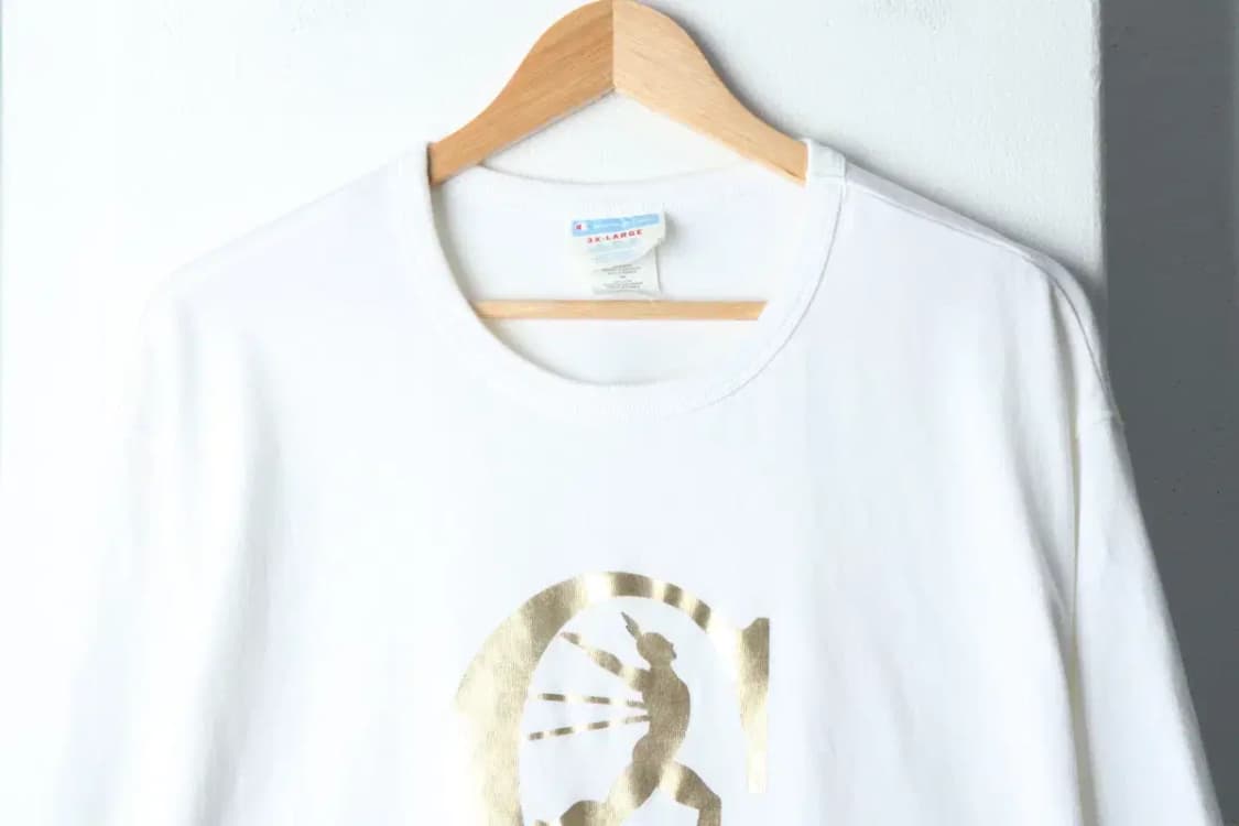 (3XL-4XL) 챔피온 반팔 티셔츠 빅사이즈 화이트-146BB 상품이미지3