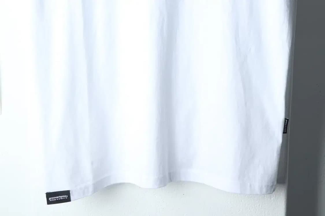 (M) 그루브라임 반팔 티셔츠 새상품 화이트 올드스쿨-146BF 상품이미지4