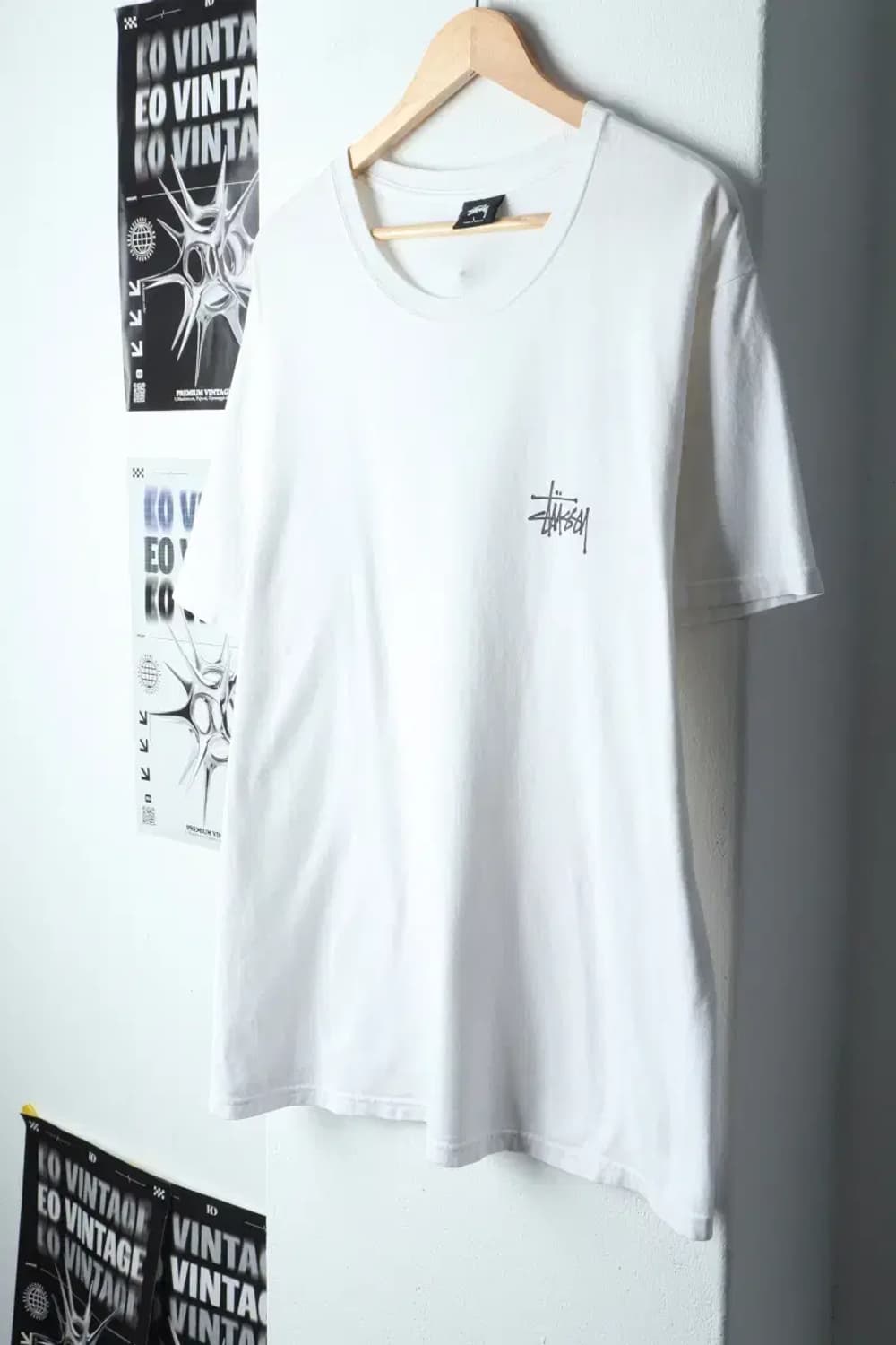 (L-XL) 스투시 반팔 티셔츠 작은오염 베이직-146C3 상품이미지1