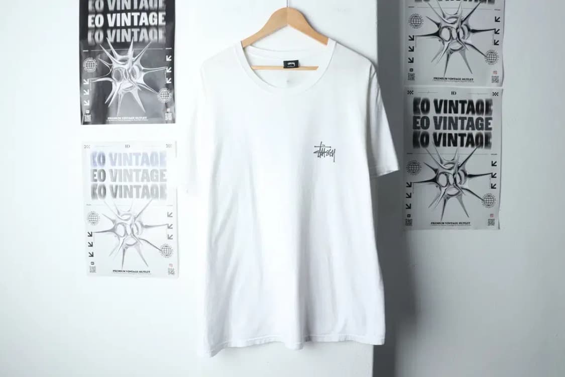 (L-XL) 스투시 반팔 티셔츠 작은오염 베이직-146C3 상품이미지2