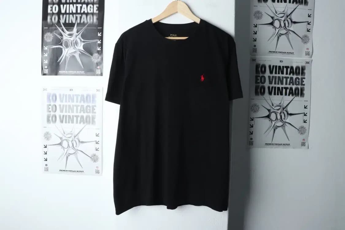 (L-XL) 폴로 랄프로렌 반팔 티셔츠 블랙 레드포니-146E6 상품이미지2