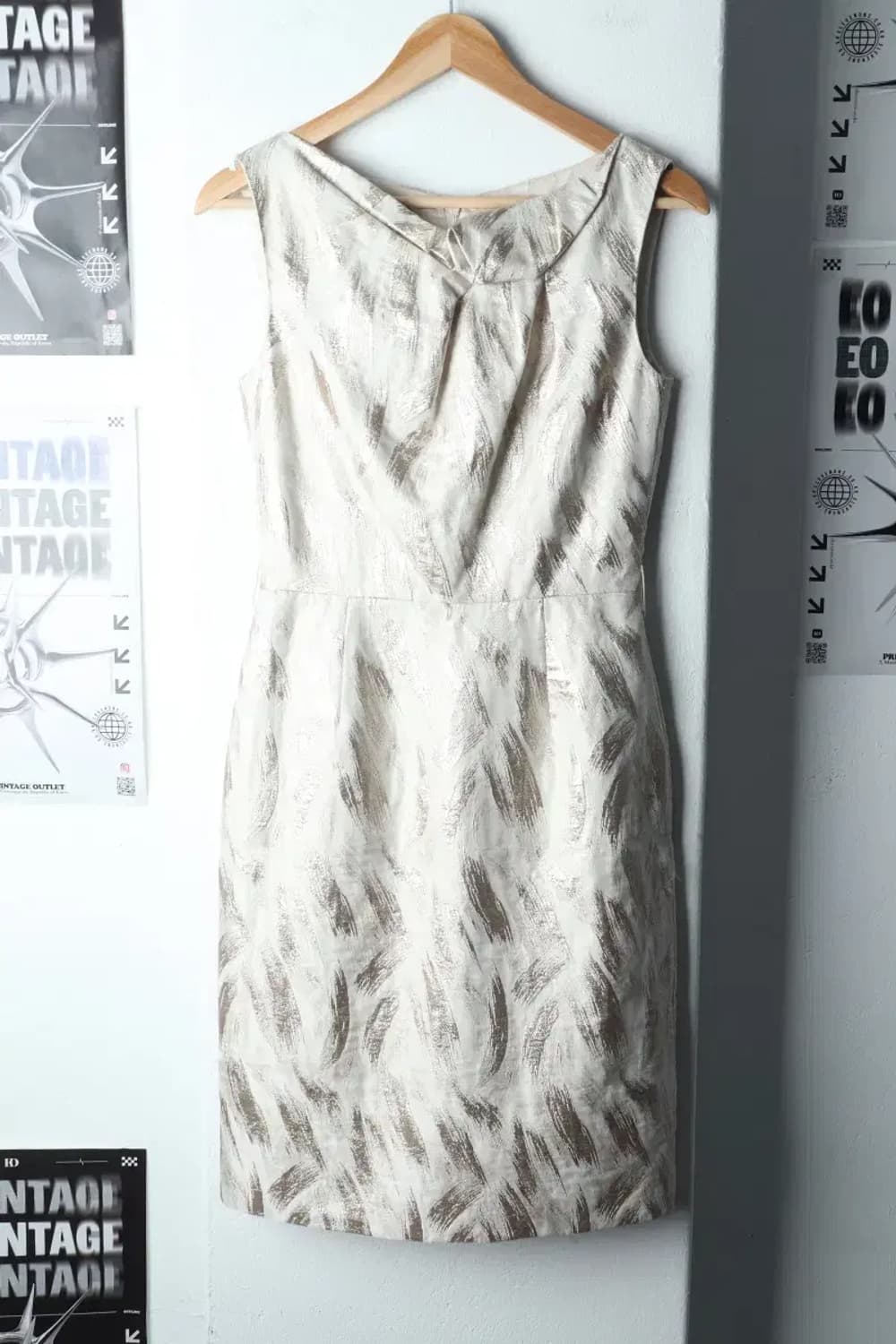 W(S) 브랜드빈티지 드레스 원피스 민소매 유니크-1473B 상품이미지1