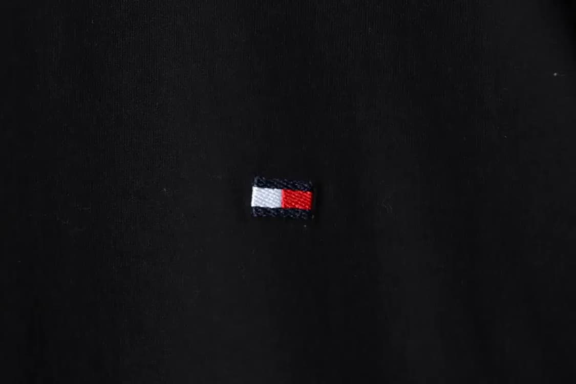 (L-XL) 타미힐피거 반팔 티셔츠 블랙 기본-146E7 상품이미지5
