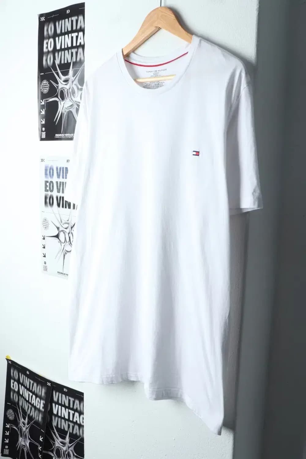 (XL-2XL) 타미힐피거 반팔 티셔츠 빅사이즈 화이트-146F3 상품이미지1