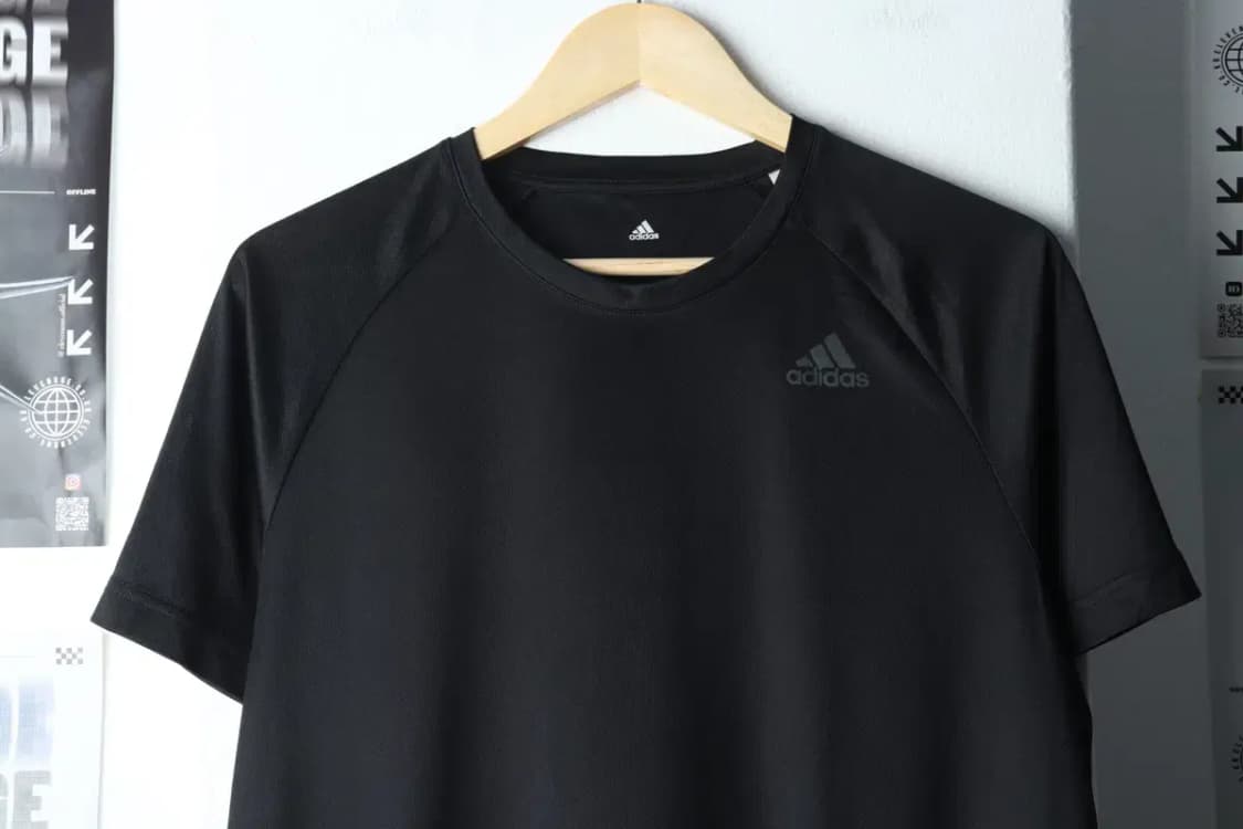 (XL) 아디다스 반팔 티셔츠 기능성 블랙-1470A 상품이미지3