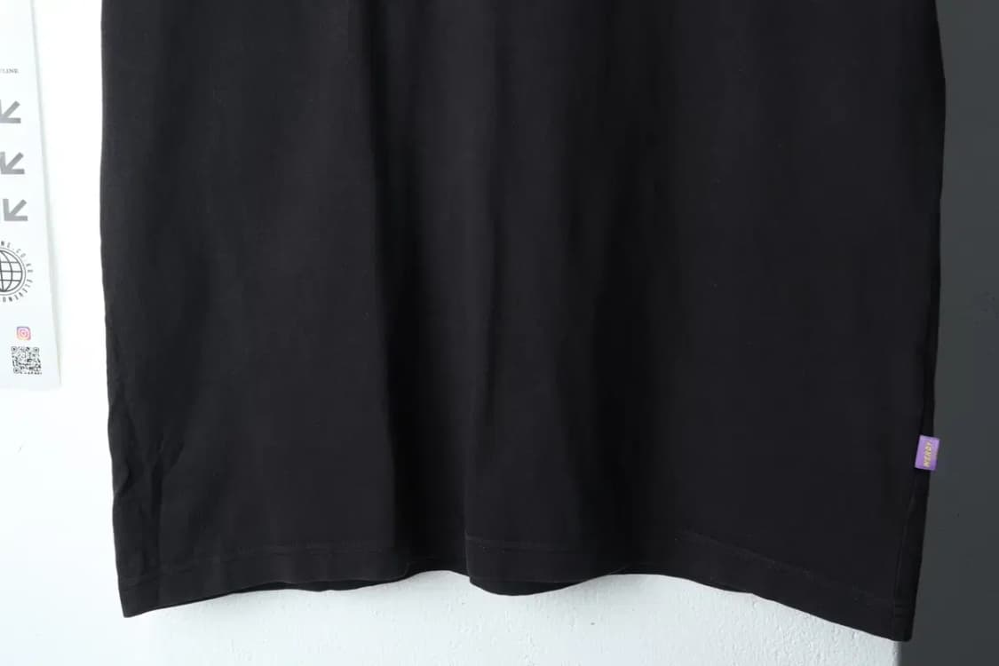 (M) 널디 반팔 티셔츠 블랙 로고 기본-1470C 상품이미지4