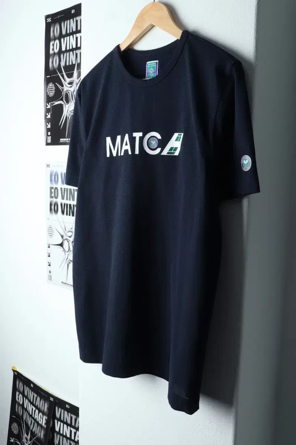 (XL) 헤지스 반팔 티셔츠 기능성 네이비 테니스-14728 상품이미지1