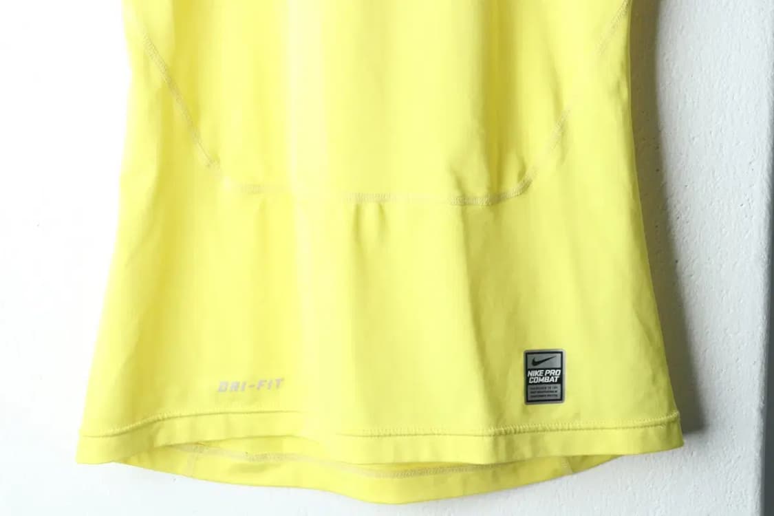 (XL) 나이키 반팔 티셔츠 기능성 노랑 컴뱃-1472F 상품이미지4