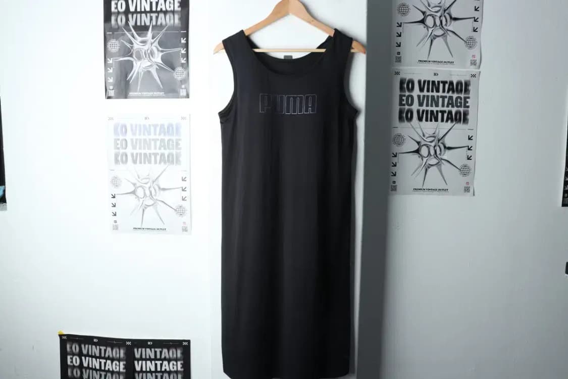 W(XL) 퓨마 드레스 원피스 민소매 기능성 블랙-14734 상품이미지2