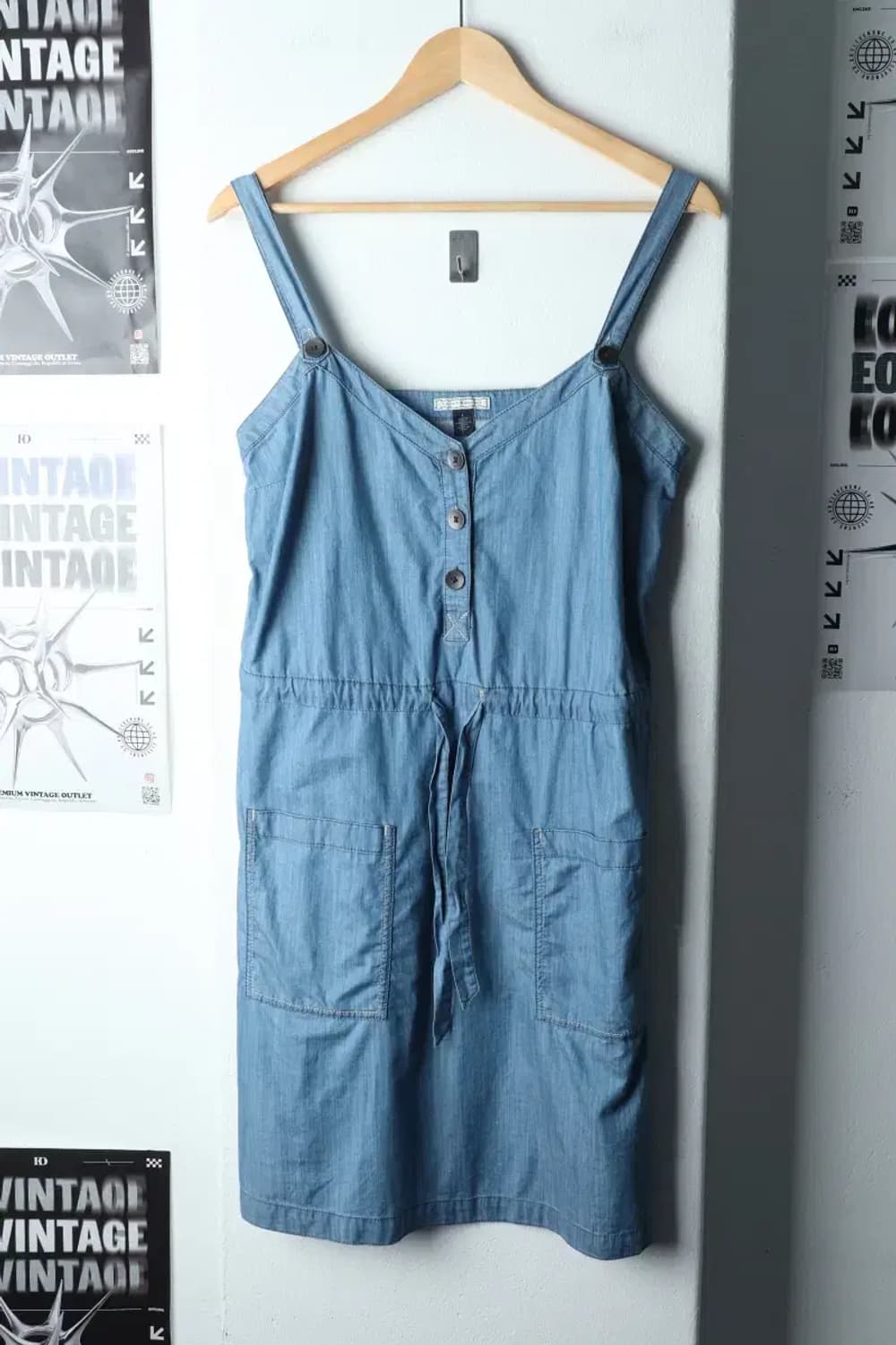 W(S) 타미힐피거 드레스 원피스 민소매 데님 청-14735 상품이미지1